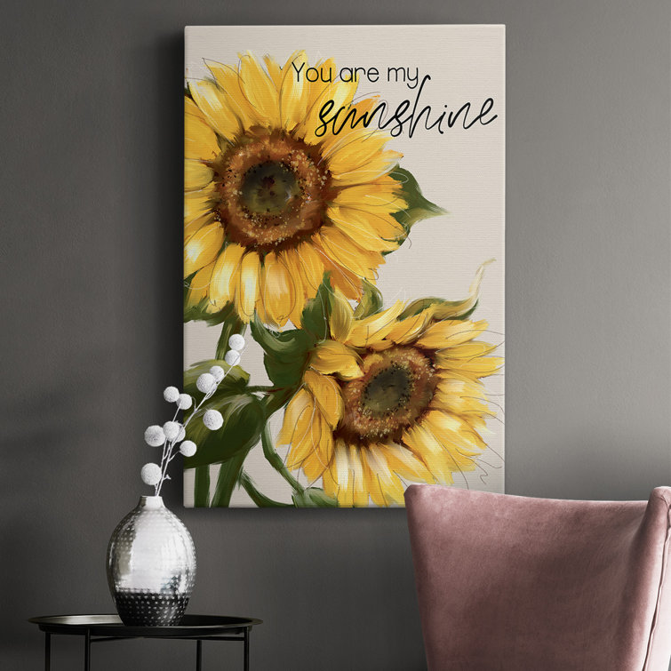 Trinx You Are My Sunshine On Canvas Print Wayfair Canada
